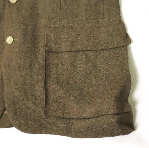 KENNETH FIELD ケネスフィールド 22SS 日本製 LINEN HEMP 2B UNCON 