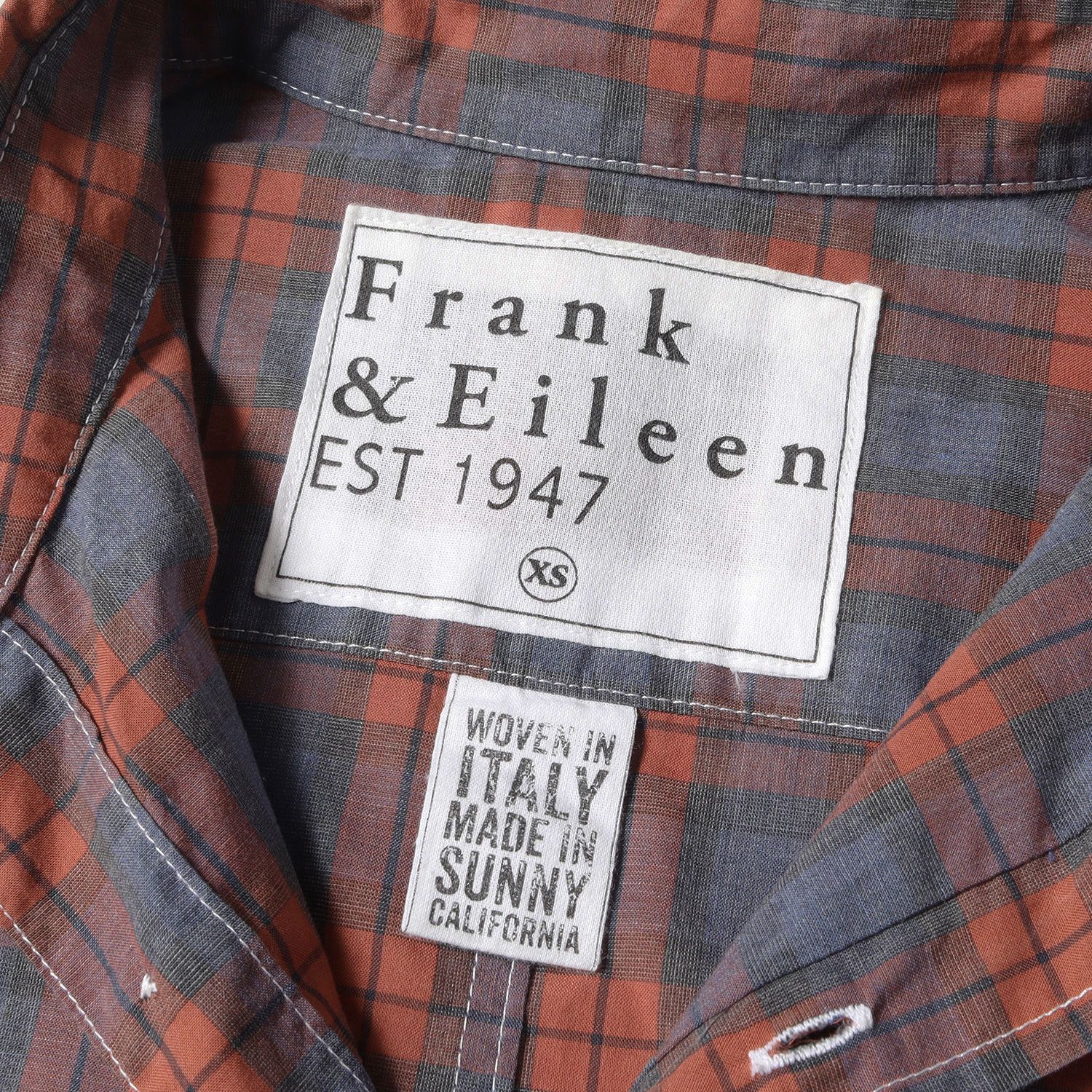 Frank&Eileen フランクアンドアイリーン シャツ マドラスチェック