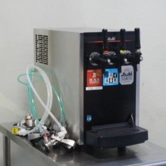 2025年製 ホシザキ 3口 ビール サーバー DBF-G45TA ヘッド 減圧弁 付 ビア ディスペンサー W298D496 129 H498mm 30kg 代引不可