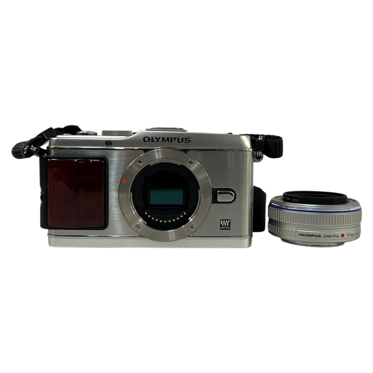 良好 OLYMPUS オリンパス PEN E-P3 17mm F2.8 ミラーレス一眼カメラ レンズセット 撮影機器 N9973452