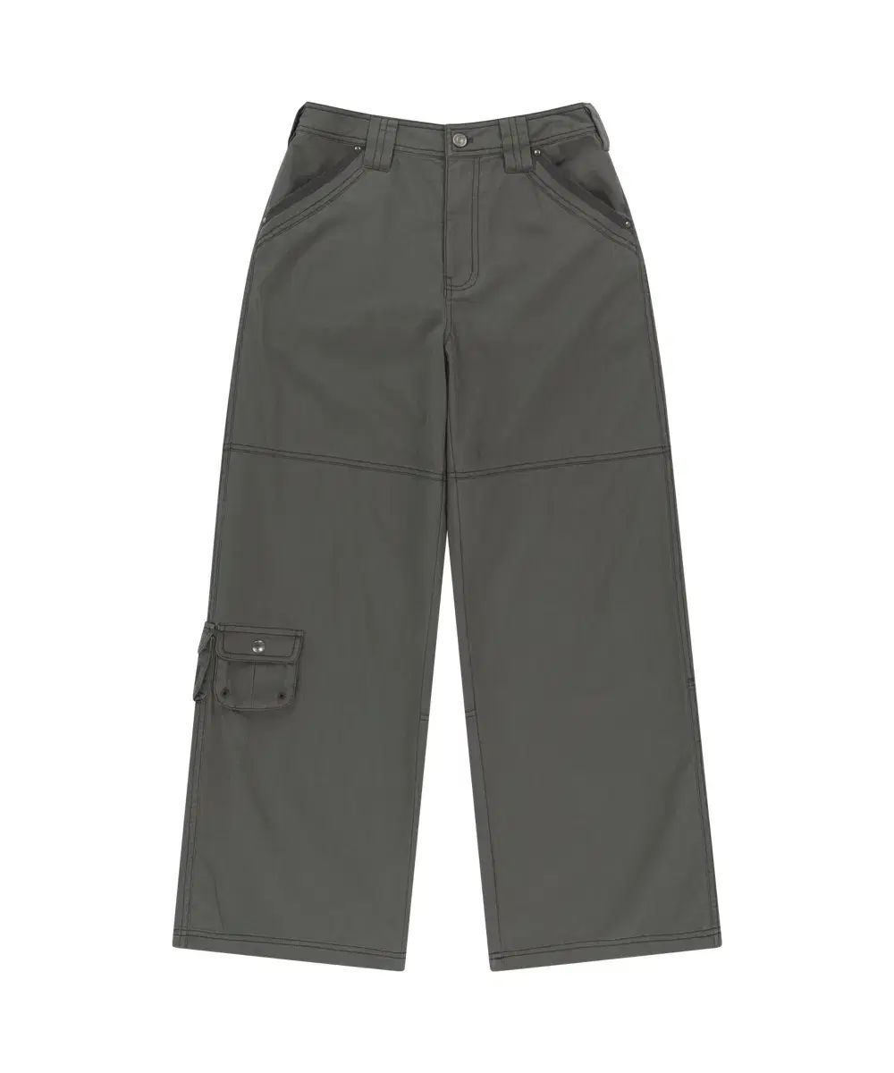 こいせいお SNAP WORK PANTS KHAKI