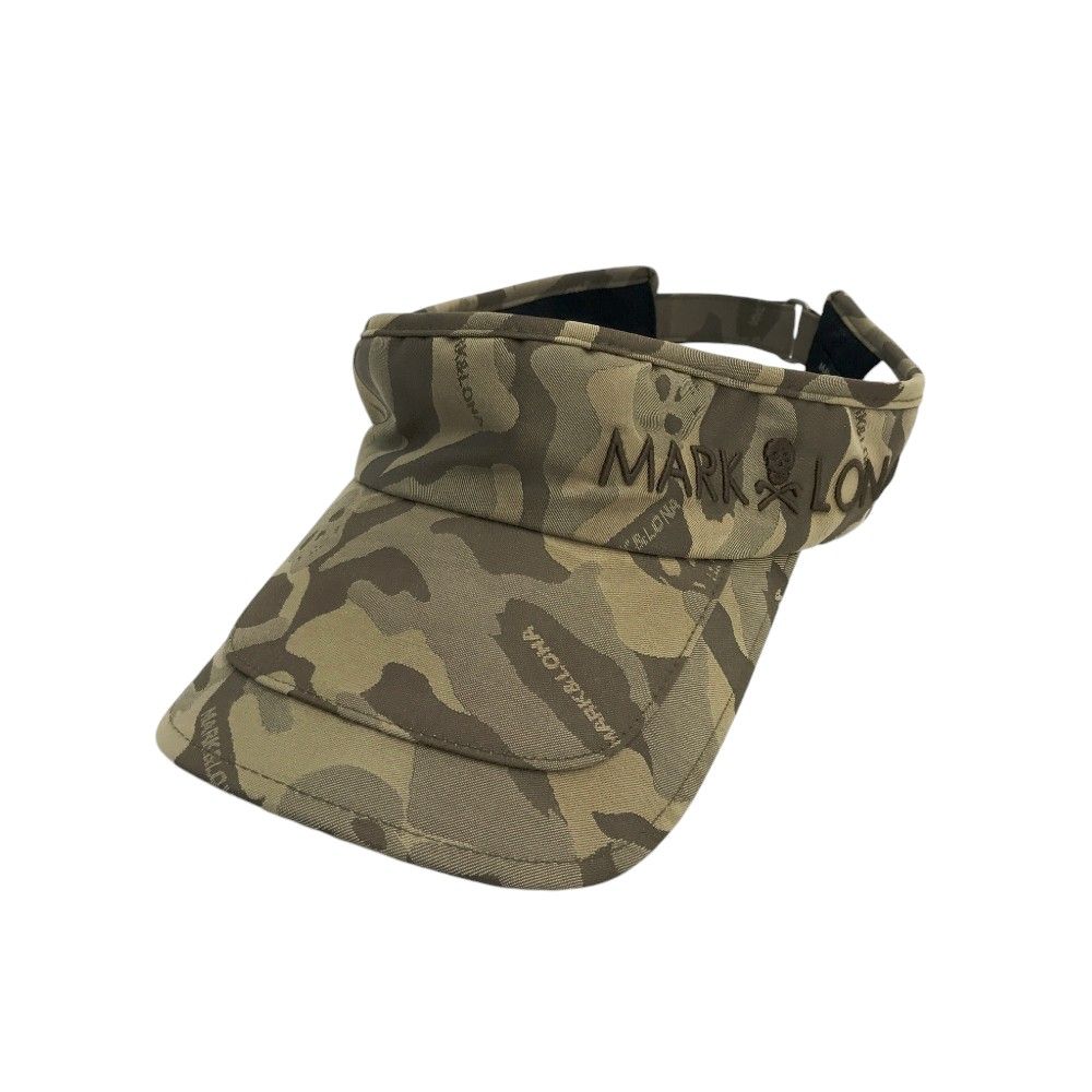 MARK&LONA 長い カモフラージュバイザー MARK & LONA 迷彩 スカルロゴ