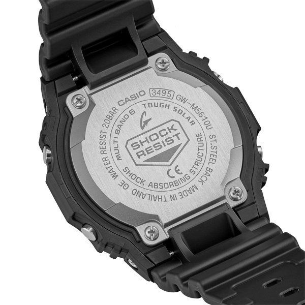 CASIO Gショック 電波 ソーラー オールブラック GW-M5610U-1B g-shock