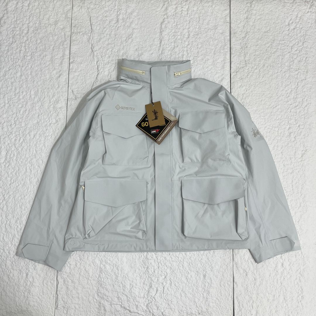 Stussy GORE-TEX M65 JACKET コラボ 全圧着ハードシェルジャケット 男女兼用 防水スノーボードウェア - メルカリ