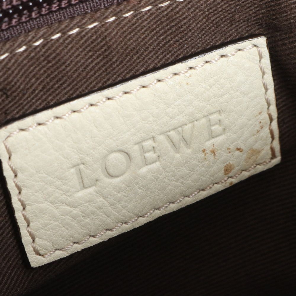 LOEWE　ロエベ　ミニボストン　ハンドバッグ　アナグラム　キャンバス　レザー 楽天市場】○LOEWE ロエベ アナグラム キャンバスミニボストン