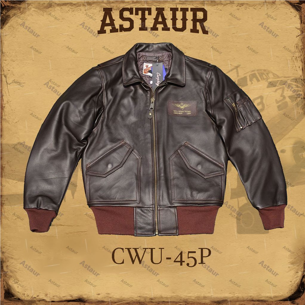新品! 復刻! CWU-45P フライトジャケット 本革 牛革 レザー 
