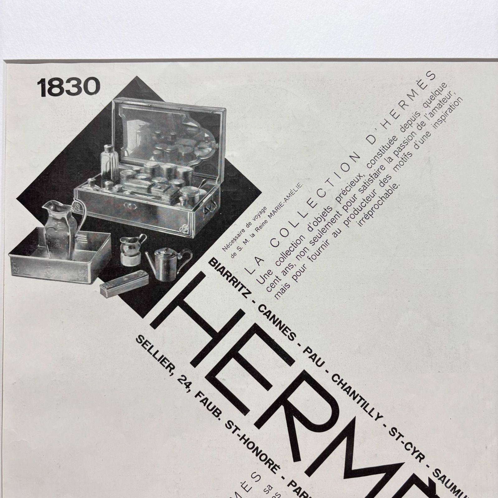 再入荷！1930 広告＞ HERMES エルメス ポスター ヴィンテージ アート