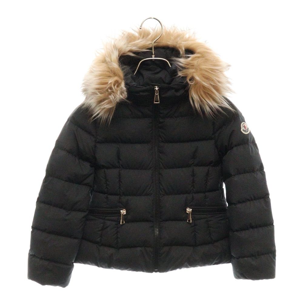 MONCLER モンクレール BOEDETTE GIUBBOTO ファーフード付 キッズ ダウンジャケット ブラック J29541A00047 54A81