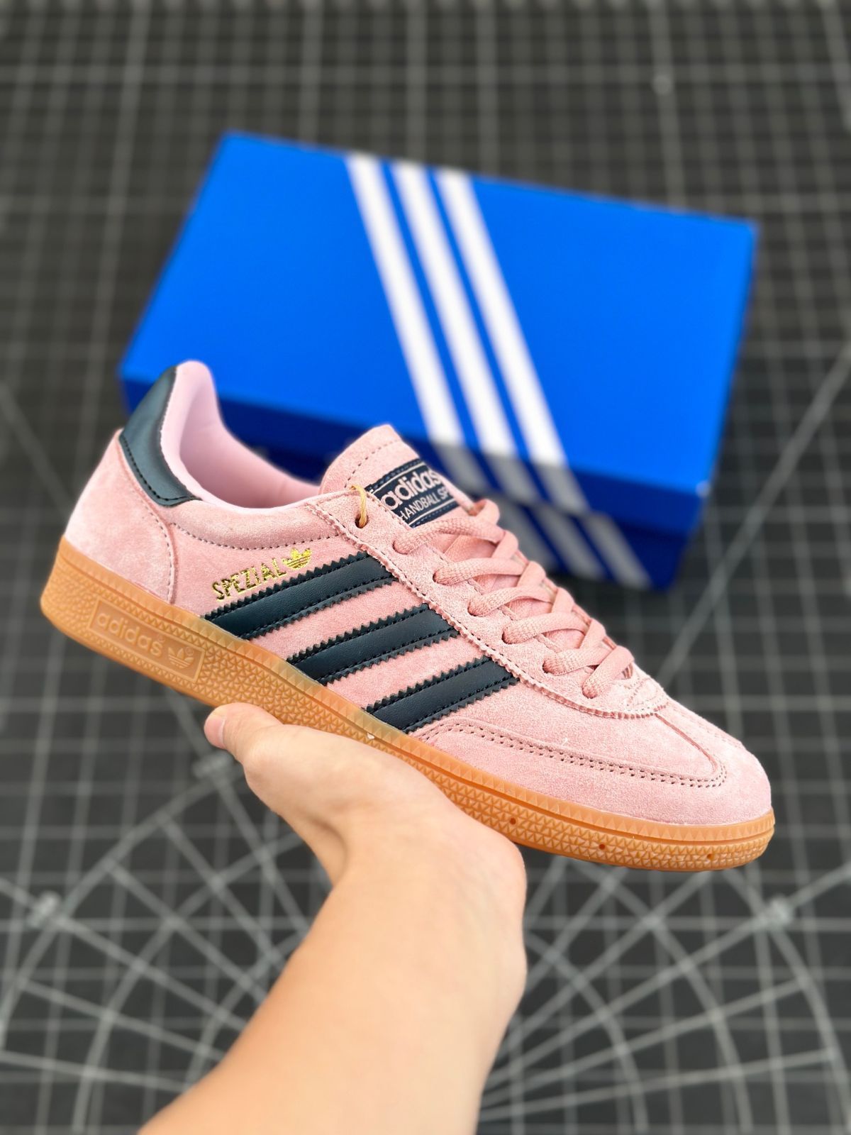 新品 Adidas OG originals Handball SPEZIAL ピンク/ブラック男女兼用 22-28cm  IF6561 スニーカー