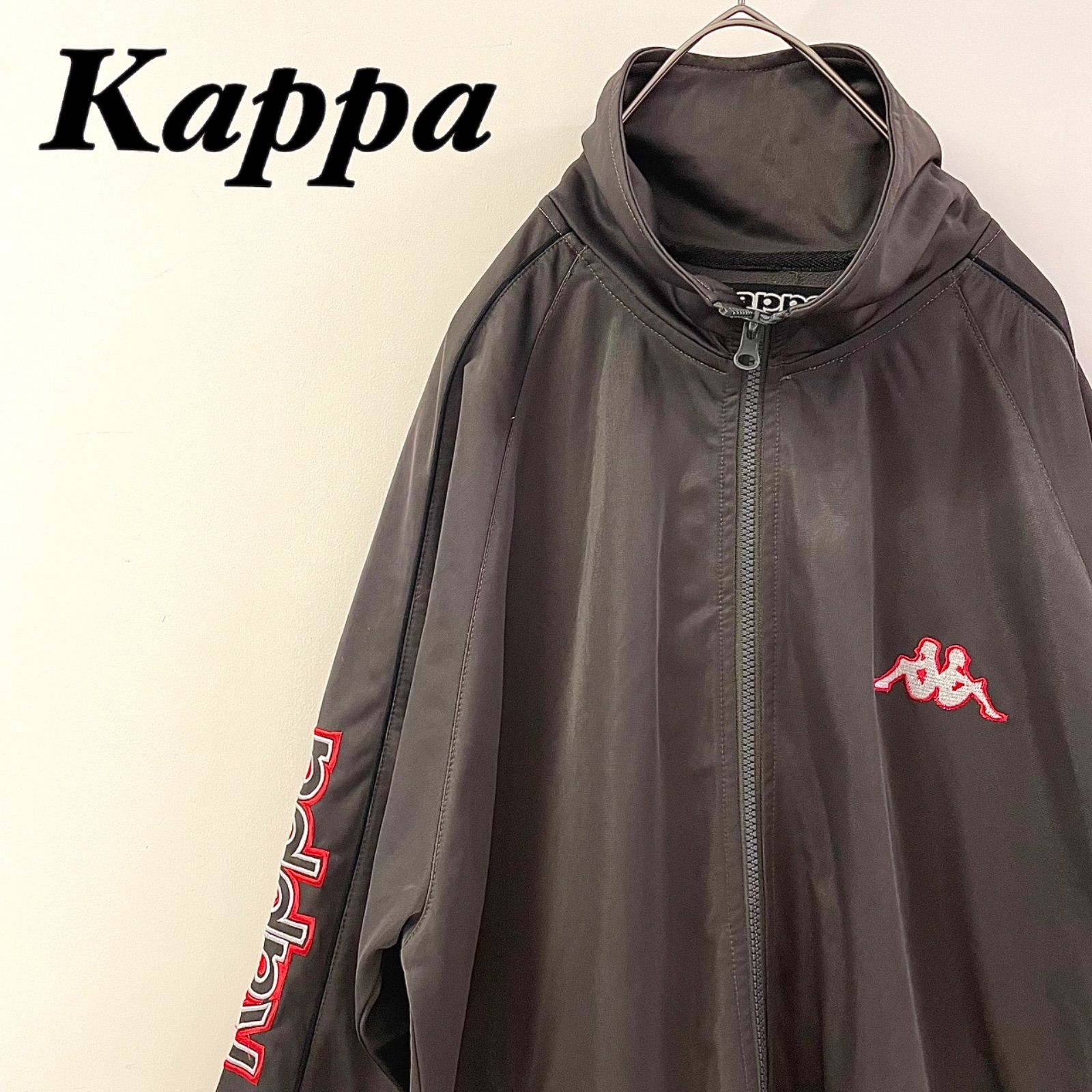 kappa ジャージ トラックジャケット 刺繍ロゴ ゆるだぼ オーバーサイズ 