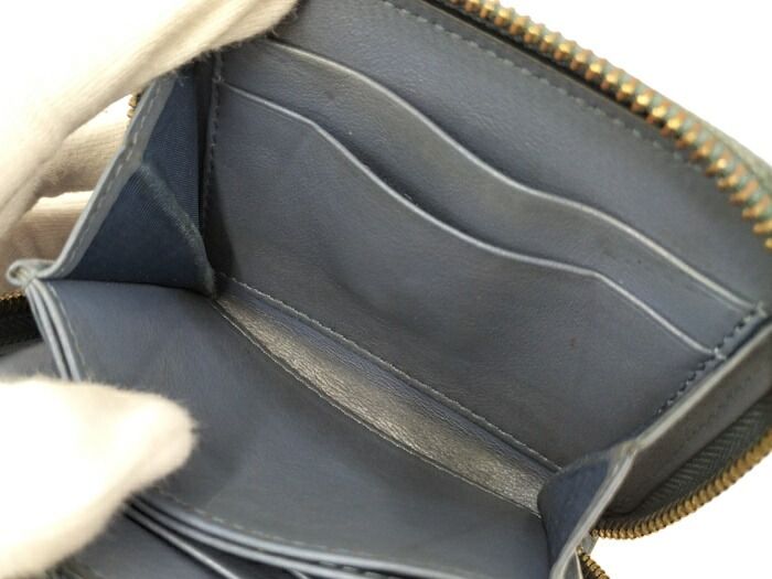 Christian Dior コインケース レザー ブルー系 NICORILABO_COM