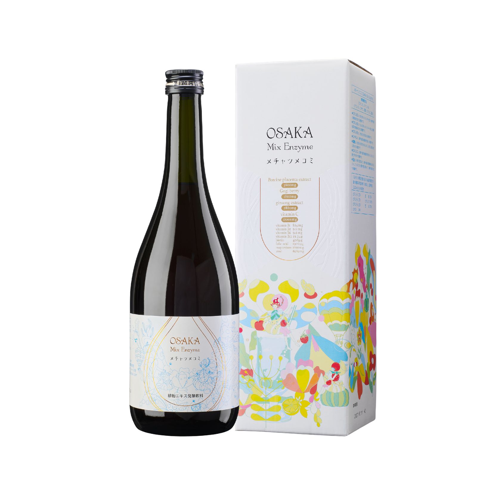 専門家監修】メチャツメコミ Osaka Mix Enzyme 720ml 酵素ドリンク 