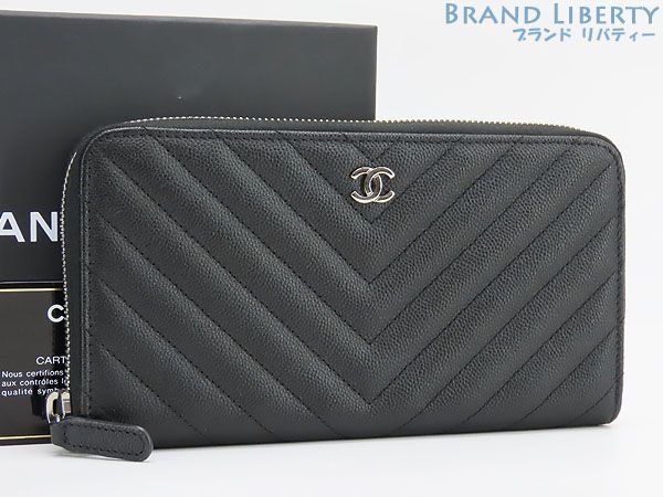 激レア新古品】シャネル CHANEL シェブロン Vステッチ ココマーク