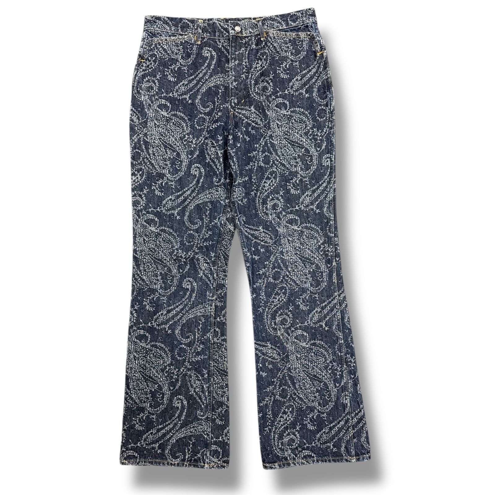Needles Boot-Cut Jean 13oz Denim NS162 総柄 ブーツカット インディゴ デニム パンツ ニードルス ニードルズ　M 85351A1