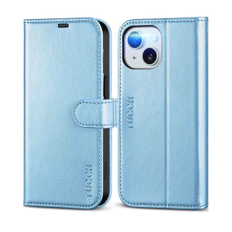 新品　TUCCH iPhone 15 対応 ケース 手帳型 iPhone15ケース手帳型 カード収納 [RFIDブロッキング] スタンド機能 衝撃吸収 高級PU合皮 TPU素材 マグネット アイフォン15 携帯カバー (2023年発売 iPhone 15 6.