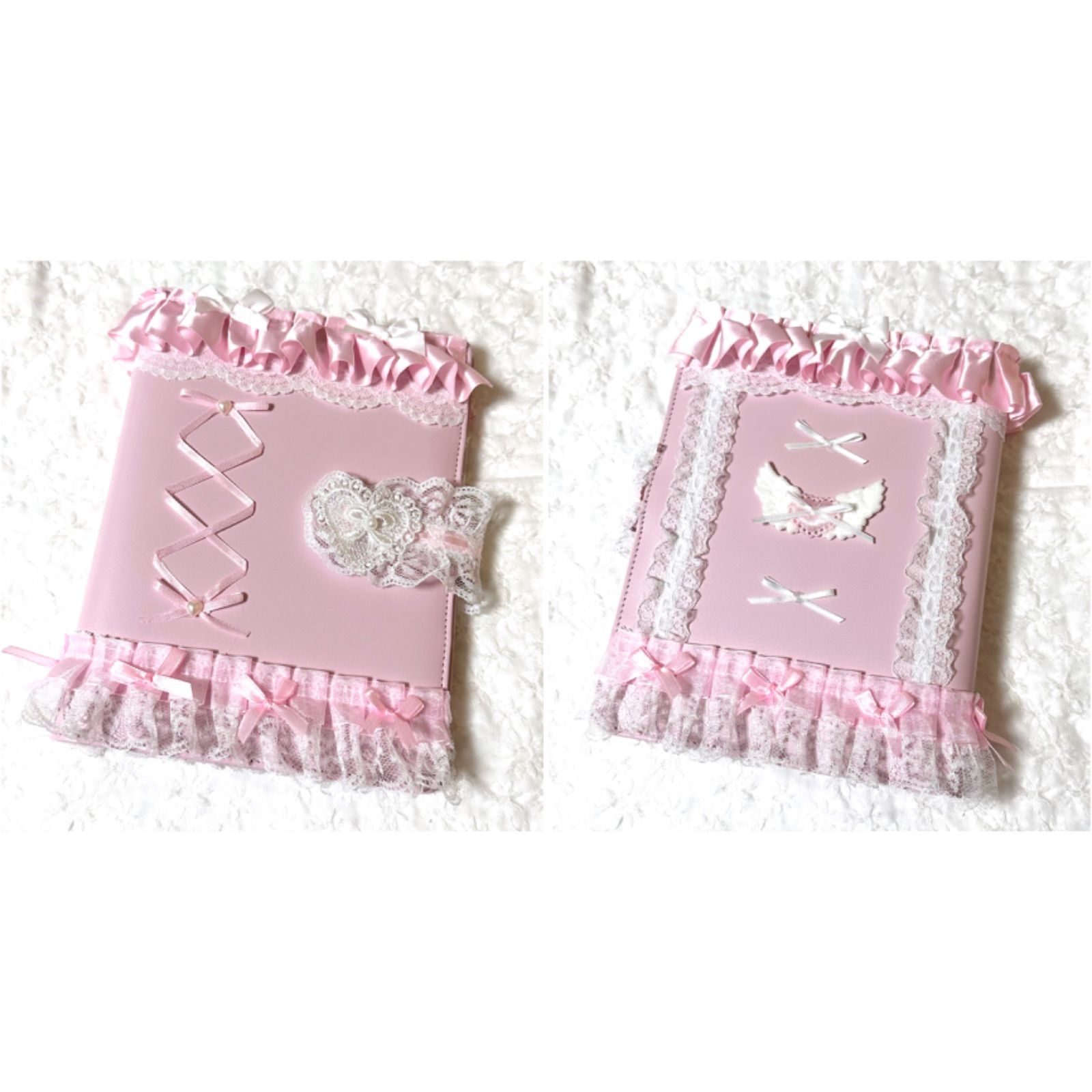 A5 マカロン バインダー コレクトブック デコ 6リング トレカケース