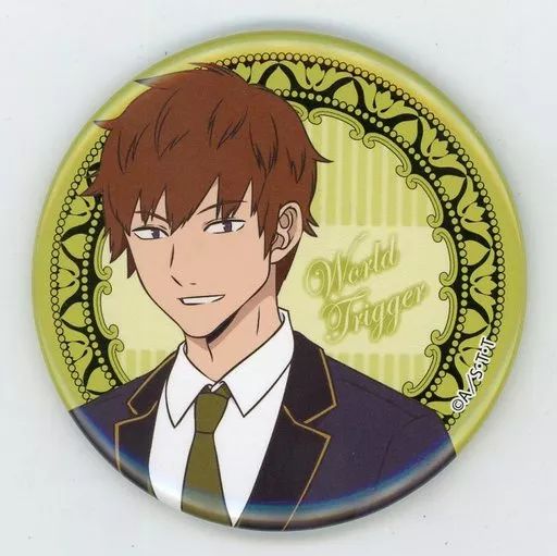 荒船哲次 執事缶バッジ ワールドトリガー ダッシュストア 荒船哲次 缶