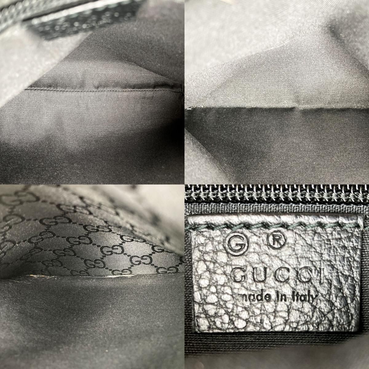 GUCCI グッチ GG柄 ショルダーバッグ 斜め掛け バッグ ブラック 黒 GUCCI グッチ GG柄 ショルダーバッグ 斜め掛け バッグ ブラック 黒