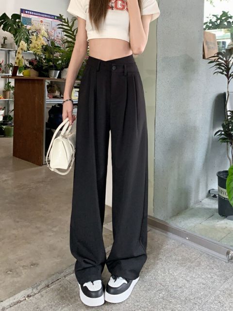 種類6：ピンク/S ハイウエスト ストレートパンツ (T)