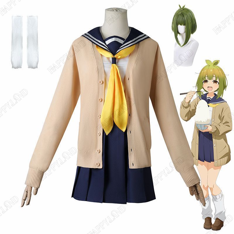 しかのこのこのここしたんたん 馬車芽めめ コスプレ衣装 ウイッグ付き ヒロイン ばしゃめめめ コスプレ衣装