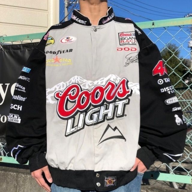 希少 古着 Chase Coors Light レーシングジャケット 純正ショッピング