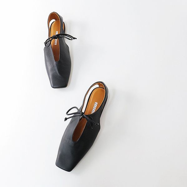 PIPPICHIC ピッピシック AMBER COCO フラットシューズ 37.5/ブラック 