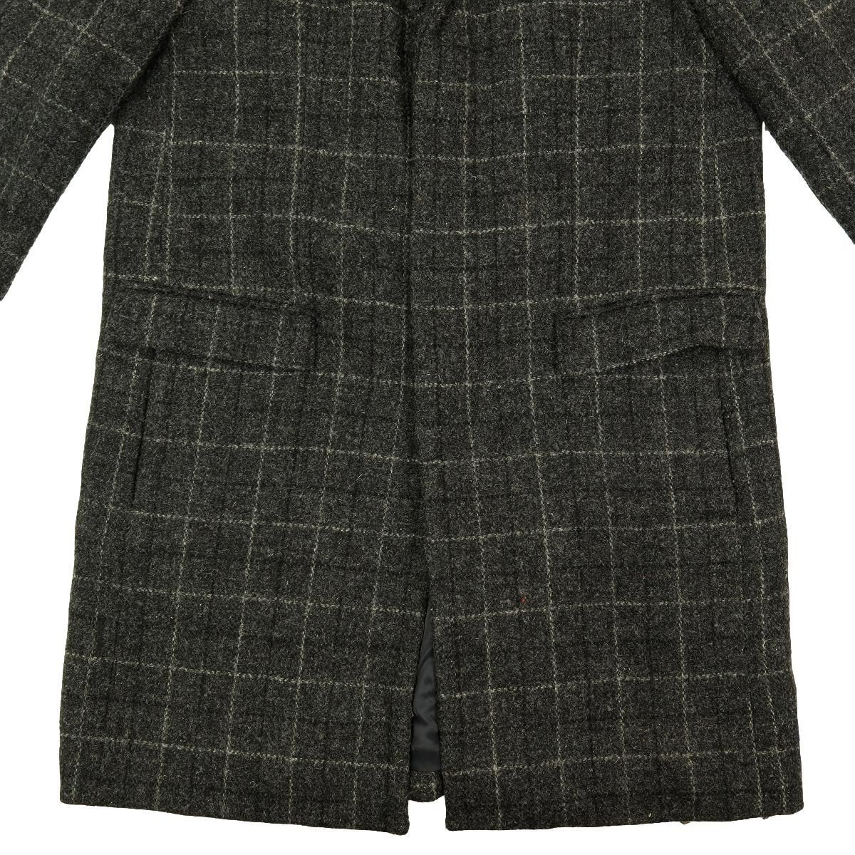 【B1686】【美品】【定価51,840円】BEAUTY&YOUTH×HARRIS TWEED ビューティーアンドユース ハリスツイード アローズ チェスターコート 別注