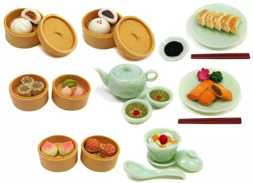 食玩 トレーディングフィギュア 全8種セット ぷち シリーズ 大好き!飲茶!