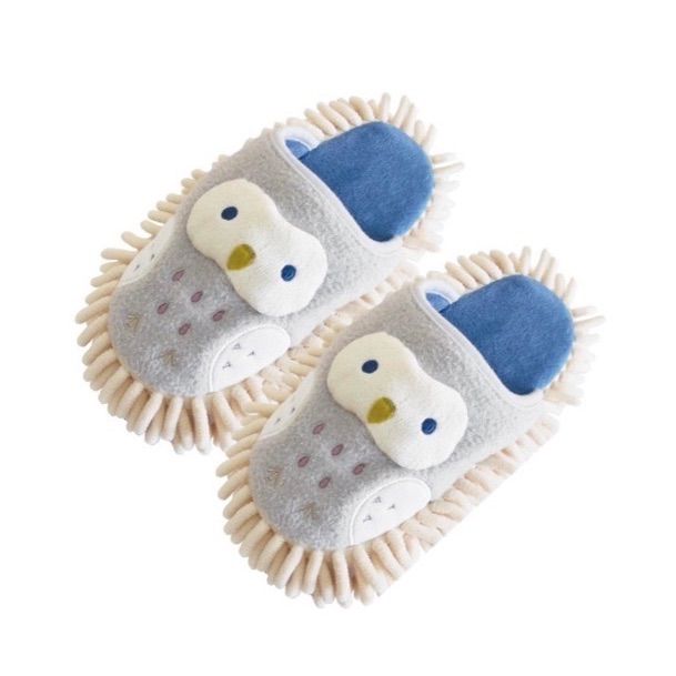 ふくろう お掃除モップスリッパ
