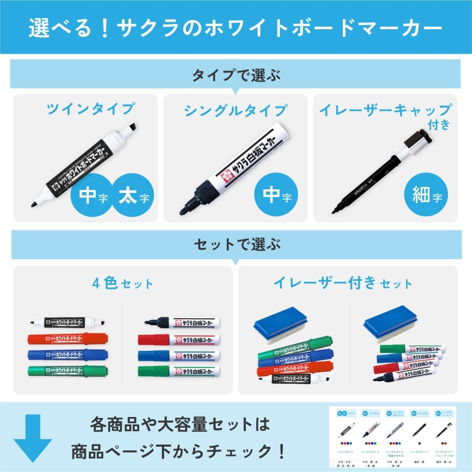 中字 ホワイトボードマーカー