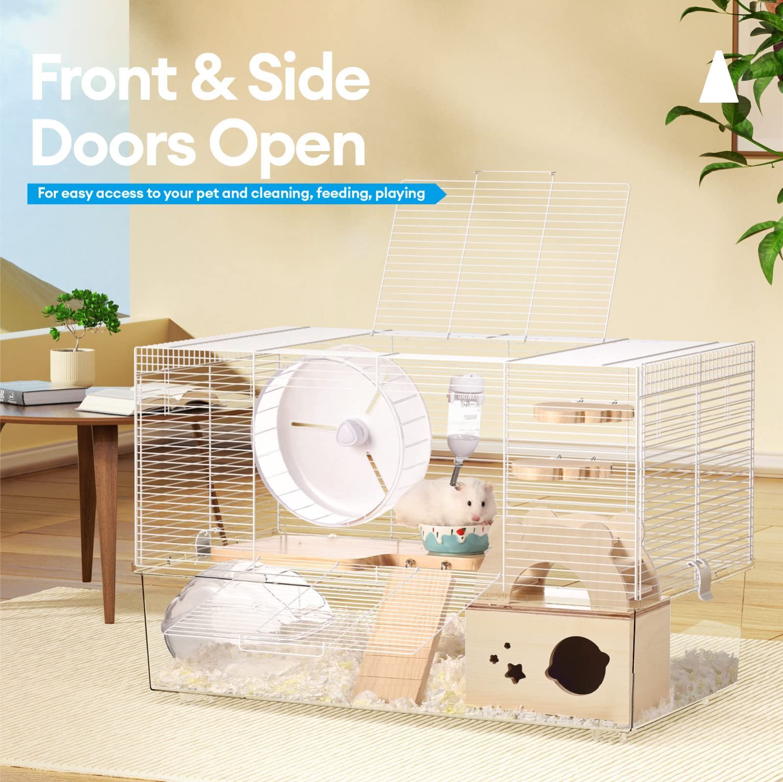 ハリネズミ用木製ケージ（回し車付き） ハリネズミ用木製ケージ（回し車付き） 楽天市場】グラスハーモニー