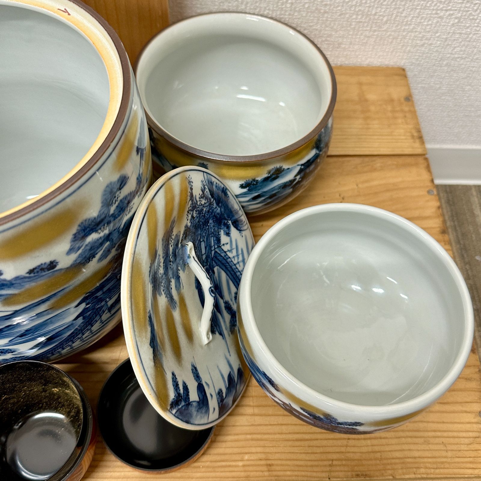 茶道具　九谷焼水瓶 茶道具 九谷焼水瓶