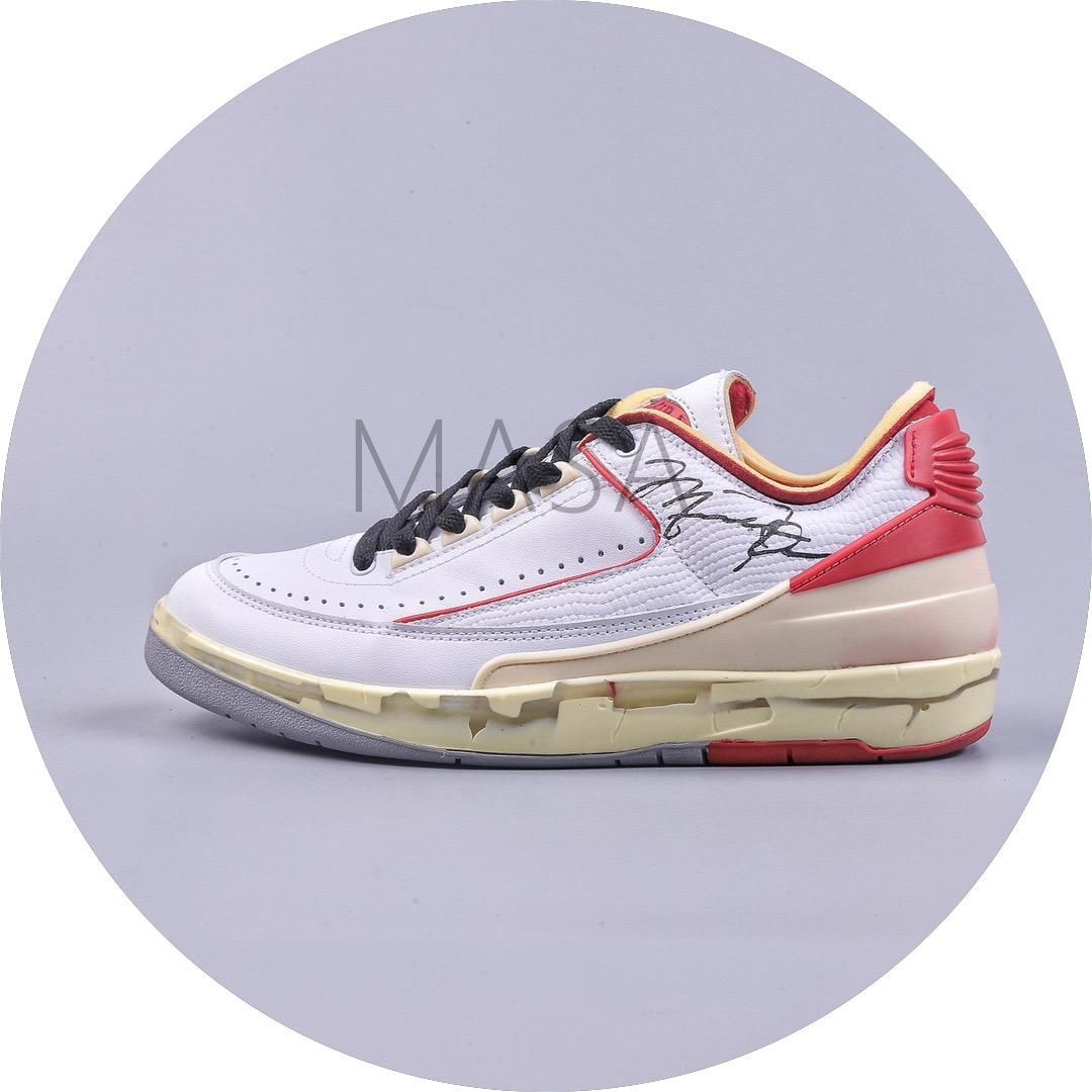 【お買い得】OFF-WHITE × NIKE AIR JORDAN 2 LOW 