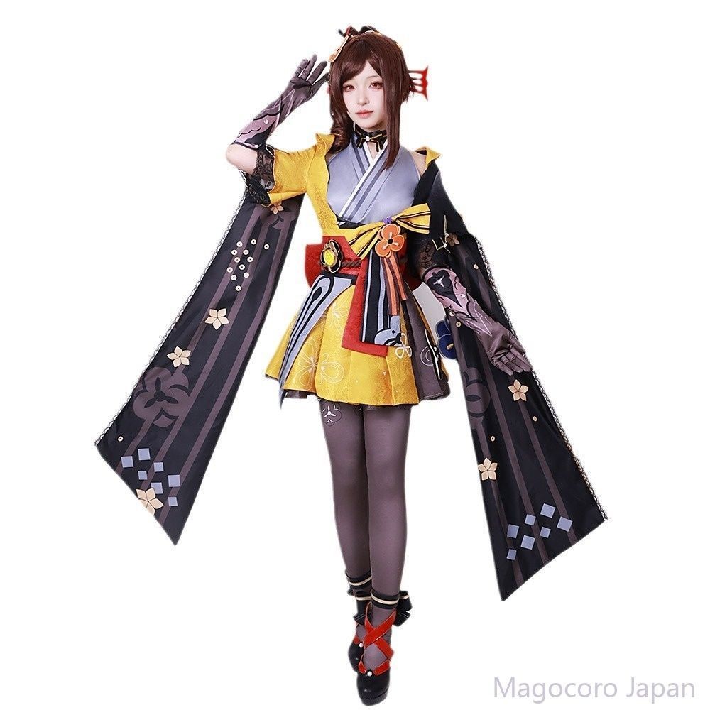 コスプレ衣装原神千織和風アニメゲーム女性用稲妻城コスチューム