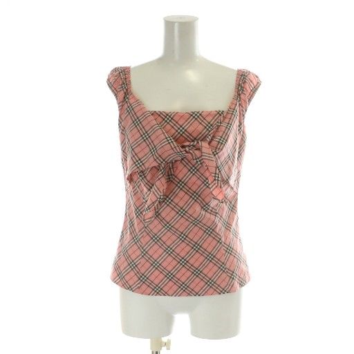 BURBERRY ブルーレーベル チェック柄タンクトップ 38 BURBERRY BLUE LABEL チェック柄タンクトップ 38 BURBERRY BLUE