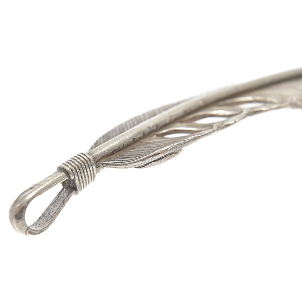 WING ROCK (ウィングロック) シルバーフェザー ネックレストップ