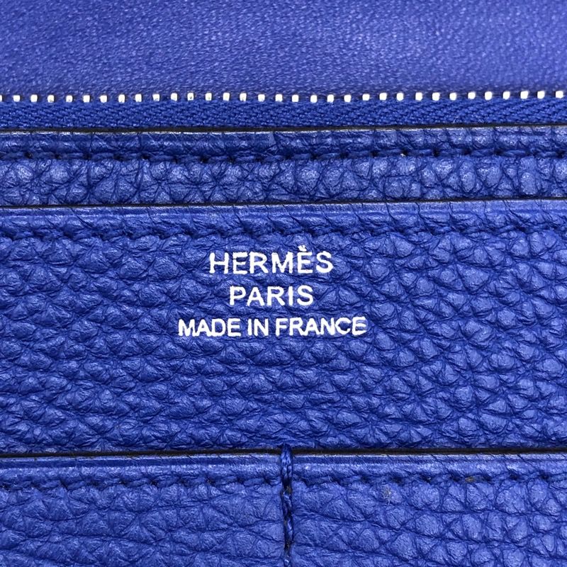 エルメス HERMES ドゴンGM □P刻 ブルーエレクトリック SV金具