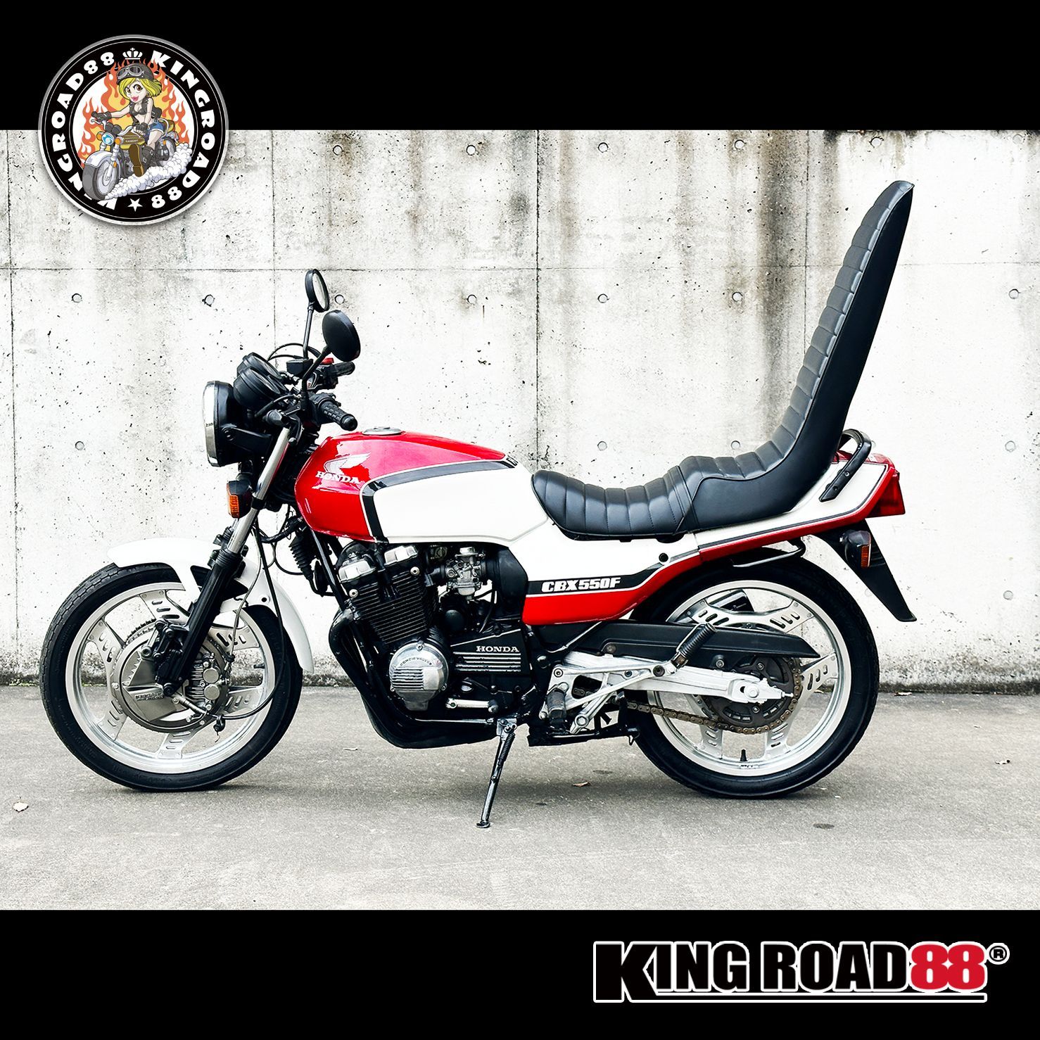 期間・数量限定セール】ホンダ / CBX400F・CBX550F / NC07 ☆KingRoad88 / 艶消し / ブラック 三段シート -  メルカリ