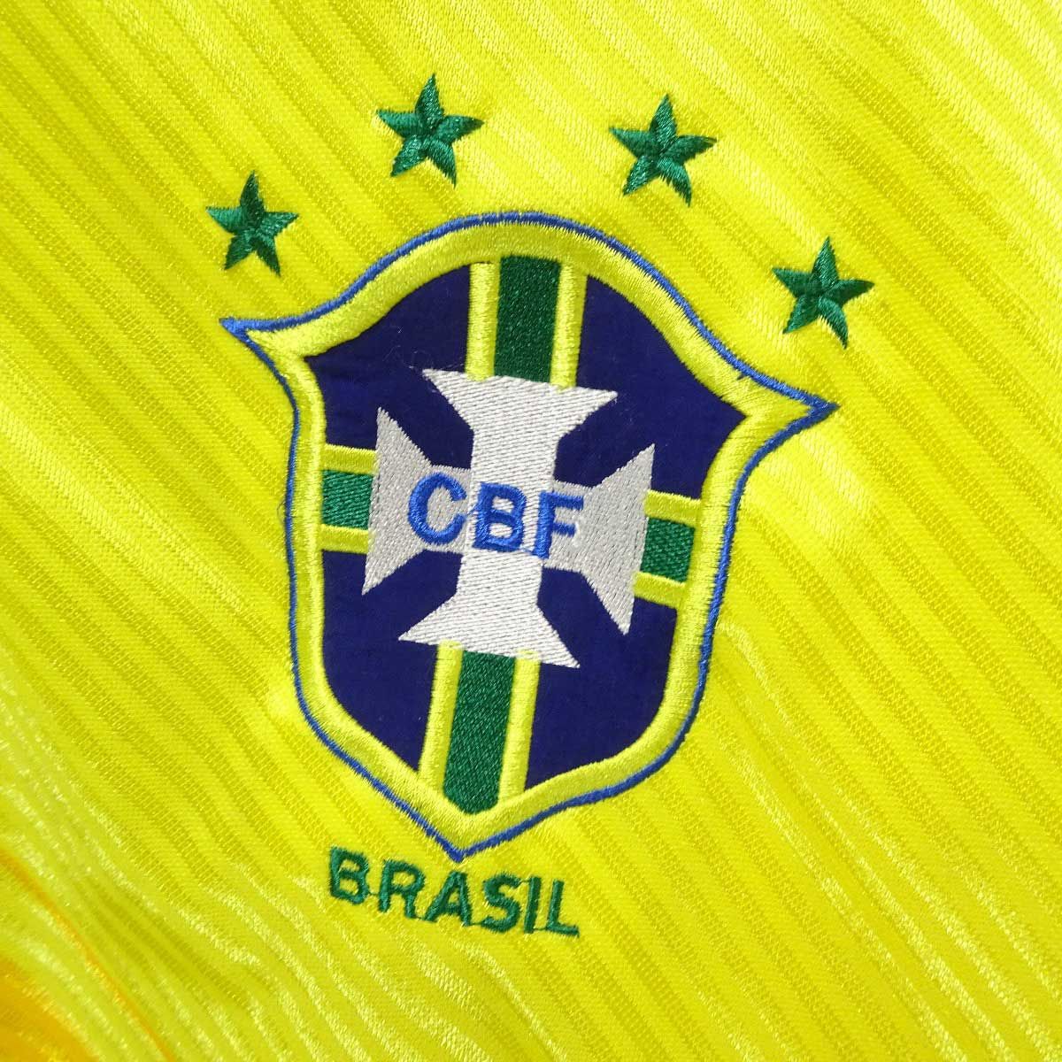 UMBRO - アンブロ サッカー ブラジル代表 1994 ユニフォーム ホーム #11 ロマーリオ XL UMBRO ビンテージ アンブロ サッカー ブラジル代表 1994 ユニフォーム ホーム #11