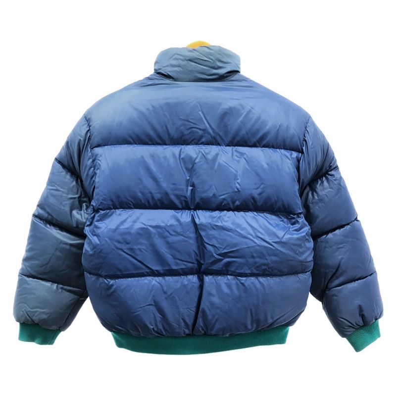中古】80s MONCLER×asics リバーシブルダウン ブルー[19]