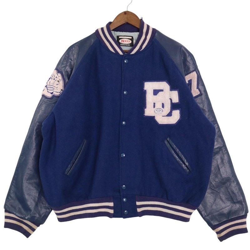 Naugalite ジャケット スタジャン 古着 70's USA製 NEFF スタジアムジャケット スタジャン 古着 メンズ
