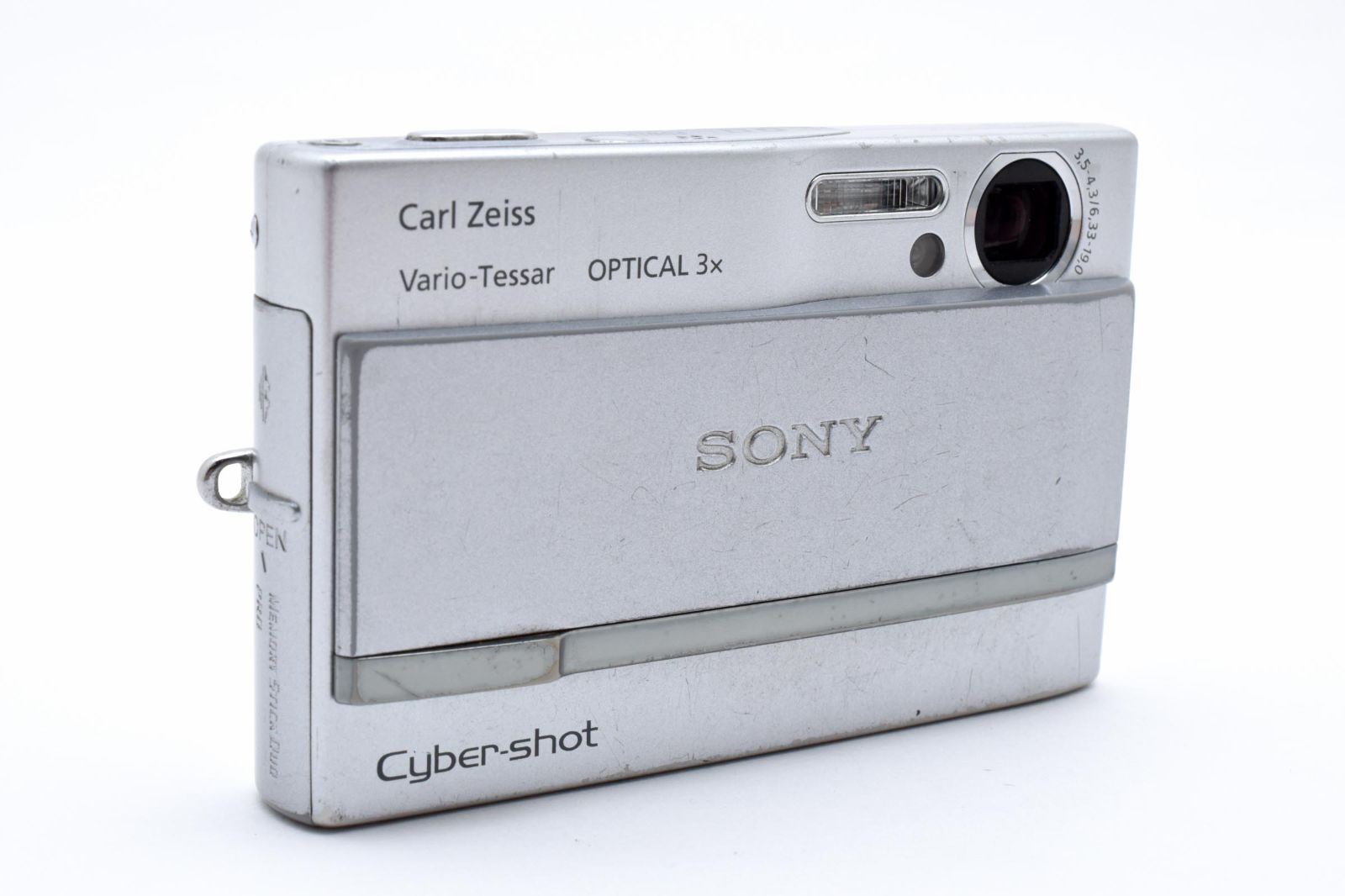 良品】SONY DSC-T9 シルバー 薄型サイバーショット 希少レトロ