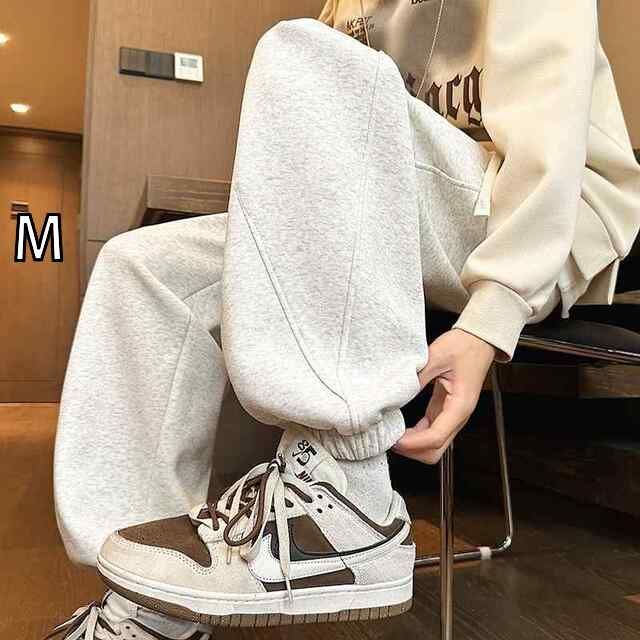 [M] メンズ ファッション 服 男性用 オシャレ シンプル 大人 かっこいい 大きいサイズ ストリート 紳士服 アメリカン ヘビーウェイト スウェット パンツ 秋 パンツ ズボン カジュアル