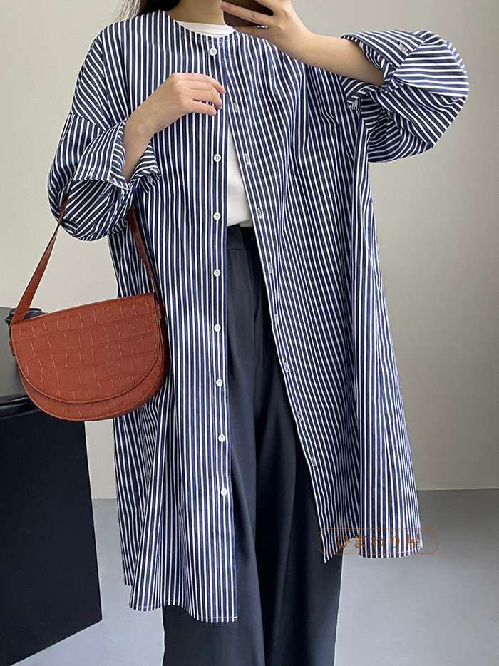 ロングシャツ レディース シャツワンピ 大きいサイズ ストライプ柄 長袖 トップス オシャレ 秋 冬 春 秋冬 楽天市場】【クーポンで10%OFF】シャツワンピース ロング