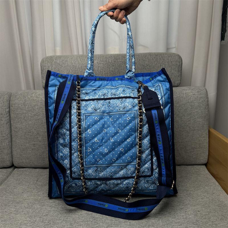 Lesportsac レスポートサック ショルダーバッグ チェーン レトロ ハンドバッグ カジュアルバッグ 通勤通学 1485 ブルー L