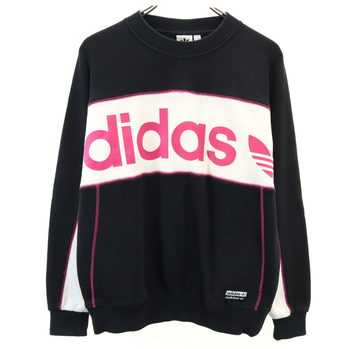 adidas アディダス トレフォイルロゴ 長袖 スウェット