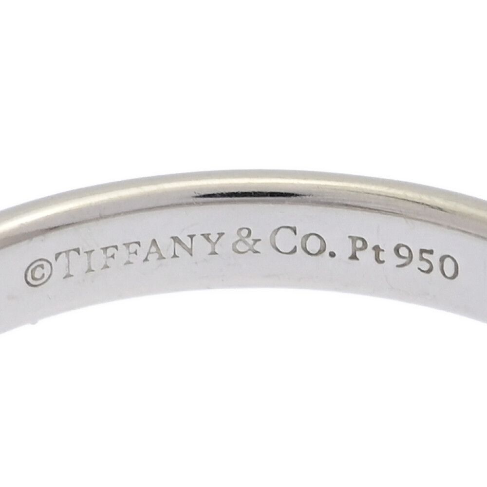 TIFFANY ＆ Co. ティファニークラシック バンドリング 指輪 Pt950-4.5g