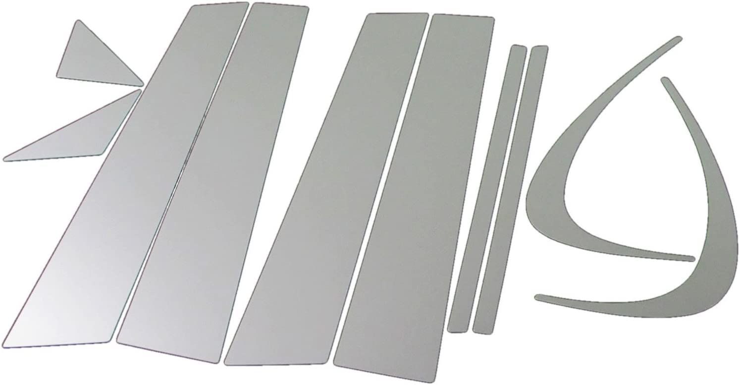 BRIGHTZ CT200h ZWA10 超鏡面ステンレスメッキピラーパネル バイザー 無用 10PC PIL－SIL－017 CT200H CT200