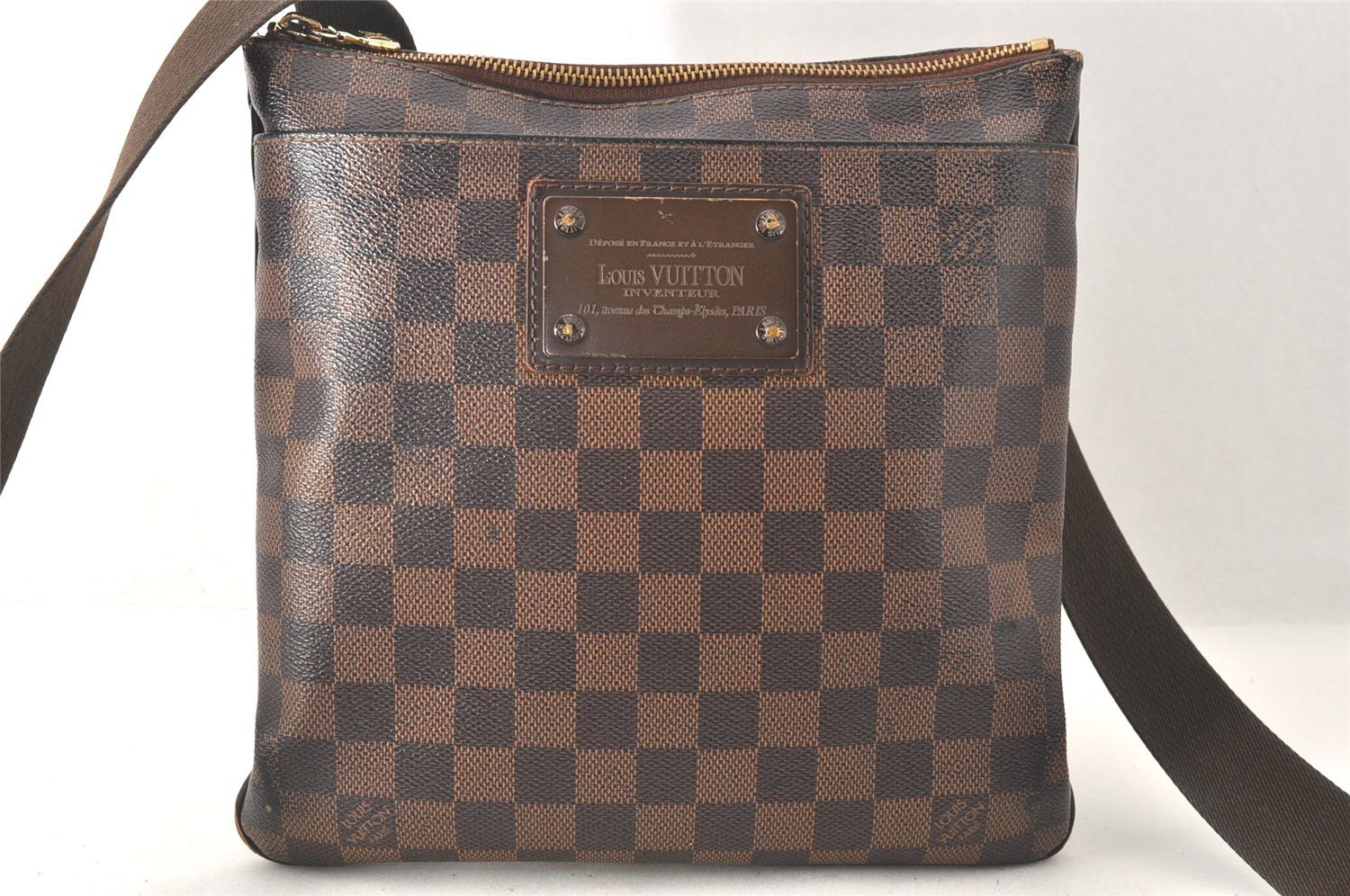 LOUIS VUITTON ルイヴィトン ダミエ ポシェット プレート
