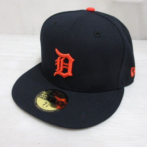 ニューエラ NEW ERA 59FIFTY 5950 MLB デトロイト タイガース ベースボール キャップ 帽子 7 1|8 56.8cm 濃ネイビー